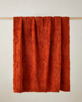 Luxury Floral Design Throw Blanket   Mustard Yellow