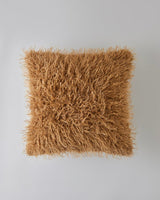 Premium Fluffy Plush Cushion Cover - Light Brown 45x45cm