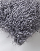 Premium Fluffy Grey Decorative Cushion Cover   45x45cm