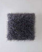 Premium Fluffy Grey Decorative Cushion Cover   45x45cm