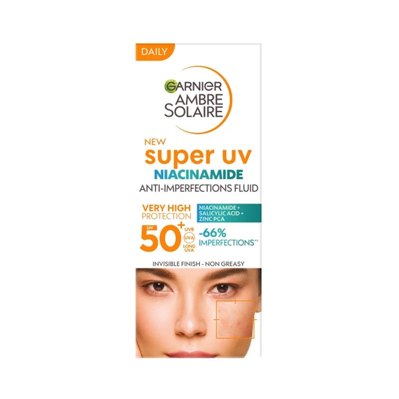 Fluid Sunscreen - SPF 50+ Mattifying with Niacinamide & Salicylic Acid - TryAladdin
