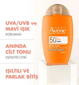 Fluid Tinted Sunscreen - SPF50+ TriAsorB Protection & Tone - Evening - TryAladdin