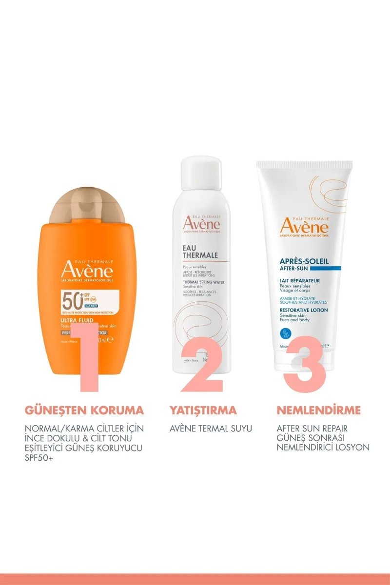 Fluid Tinted Sunscreen - SPF50+ TriAsorB Protection & Tone - Evening - TryAladdin