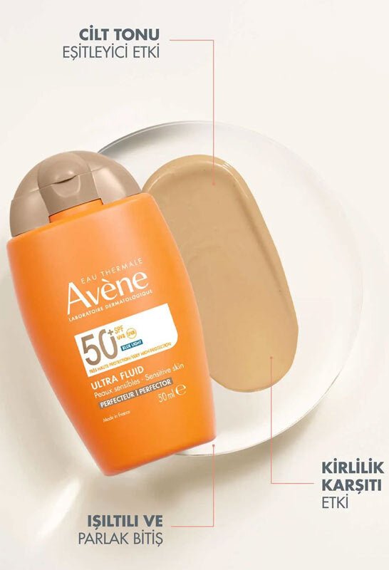 Fluid Tinted Sunscreen - SPF50+ TriAsorB Protection & Tone - Evening - TryAladdin