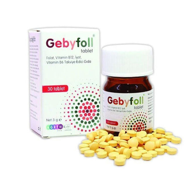 Folate B12 Iodine B6 Complex - Daily Essential Nutrient Tablets - TryAladdin