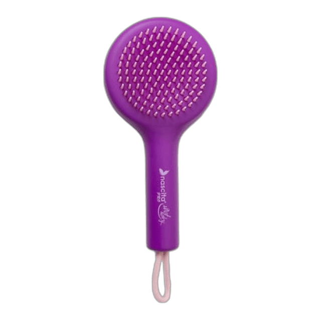 Foldable Travel Hair Brush - Pink Compact Styling Tool - TryAladdin