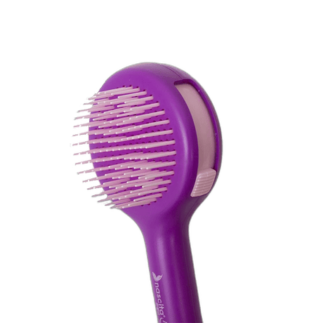 Foldable Travel Hair Brush - Pink Compact Styling Tool - TryAladdin