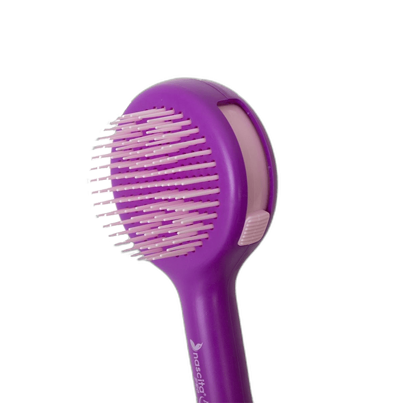 Foldable Travel Hair Brush - Pink Compact Styling Tool - TryAladdin