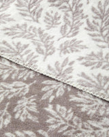 Premium Foliage Patterned Cotton-Acrylic Double Blanket