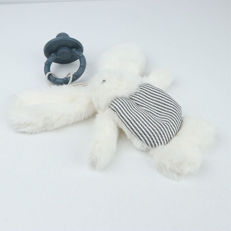 Food - Grade Silicone & Plush Sensory Teether - Developmental Support 3+ Months - TryAladdin
