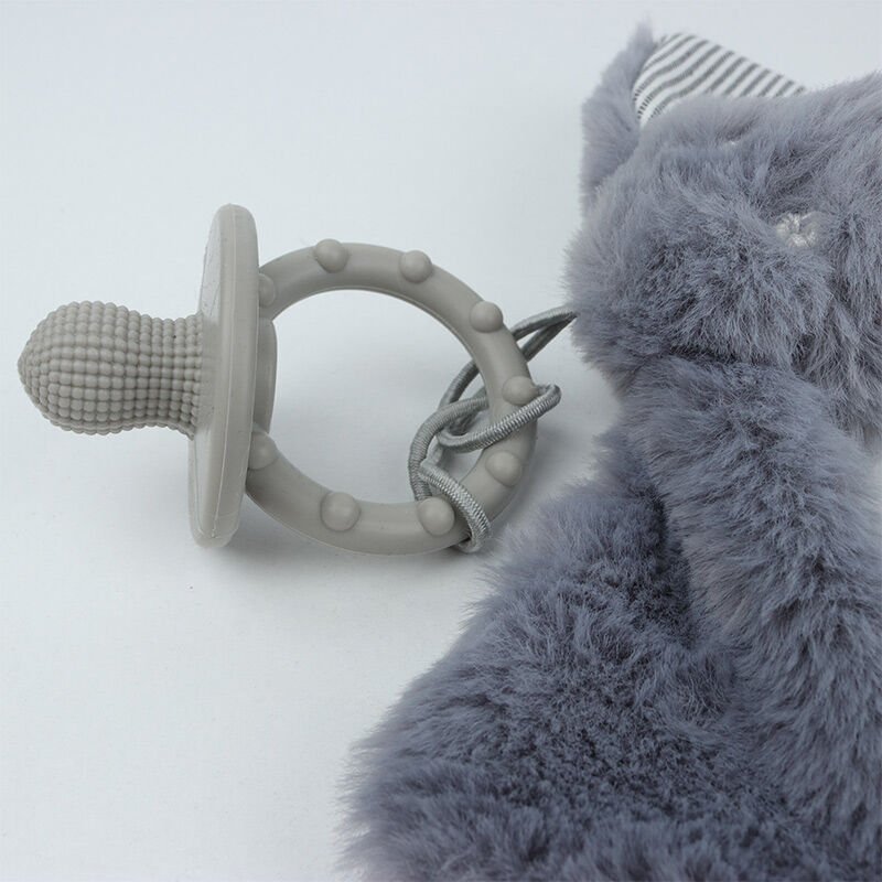 Food - Grade Silicone Sensory Teether - Developmental Plush Toy (3+ Months) - TryAladdin