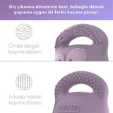 Food - Grade Silicone Teether - Gentle Teething Relief & Sensory Play - TryAladdin