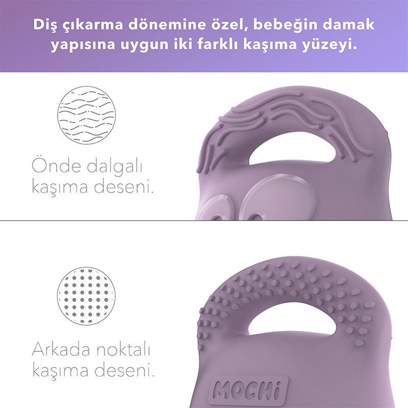 Food - Grade Silicone Teether - Gentle Teething Relief & Sensory Play - TryAladdin