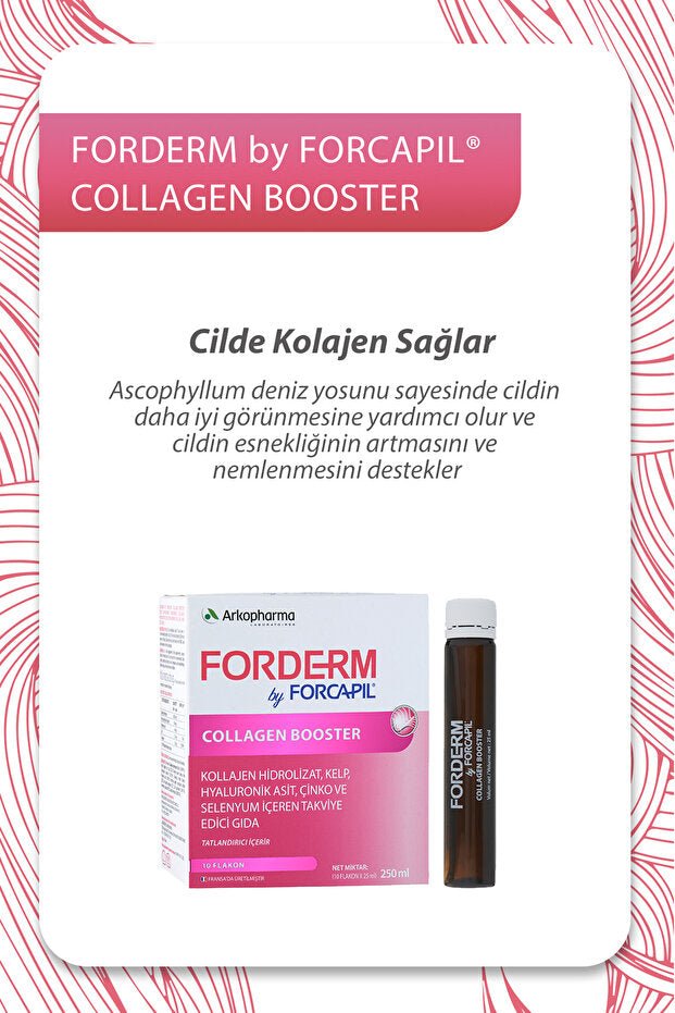 Forderm by Forcapil Collagen Booster - 10 Liquid Flacons - TryAladdin