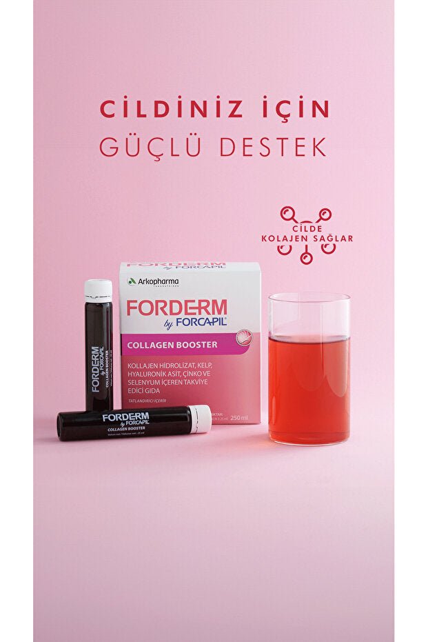 Forderm by Forcapil Collagen Booster - 10 Liquid Flacons - TryAladdin