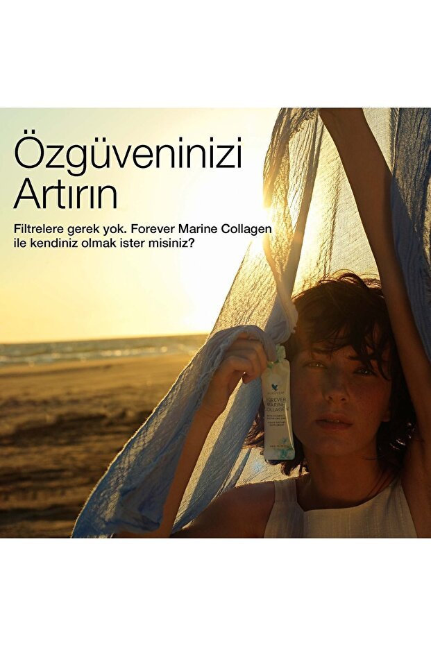 Forever Marine Collagen Liquid Supplement - 30 x 15ml Sachets for Skin, Hair & Nails - TryAladdin