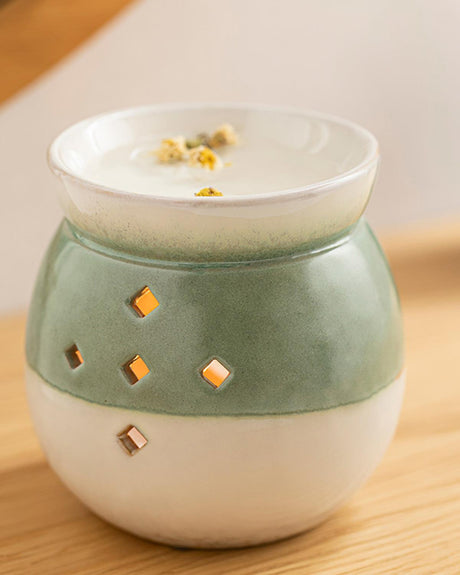 Professional Decorative Green Ceramic Incense Burner