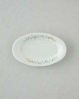 Professional Grade Porcelain Breakfast Set 20 Piece 6 Person Colorful Freesia Design