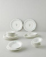 Professional-Grade Porcelain Breakfast-Set-20-Piece-6-Person-Colorful-Freesia-Design
