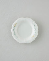 Professional Grade Porcelain Breakfast Set 20 Piece 6 Person Colorful Freesia Design