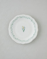Professional Grade Porcelain Breakfast Set 20 Piece 6 Person Colorful Freesia Design
