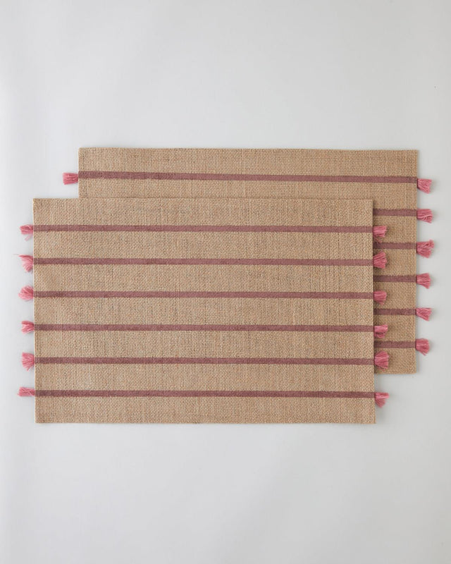 Premium-Woven-Jute-Fringe-Placemat-Set-2-Pack-Pink