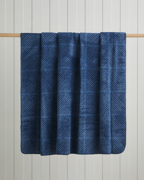 Professional-Grade-Cotton-Single-Blanket-Navy