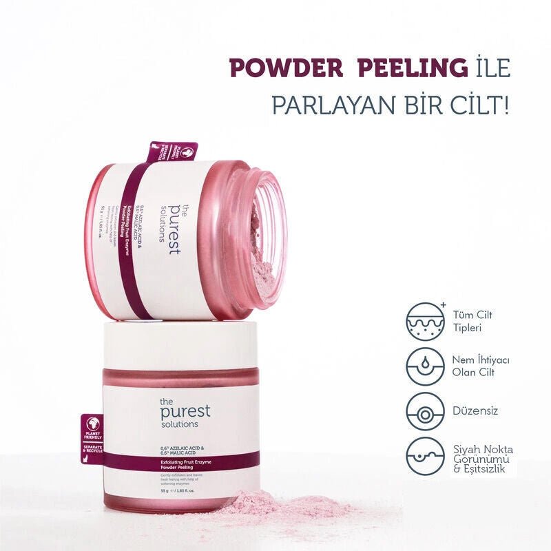 Fruit Enzyme Powder Face Exfoliator Gentle Peel - TryAladdin