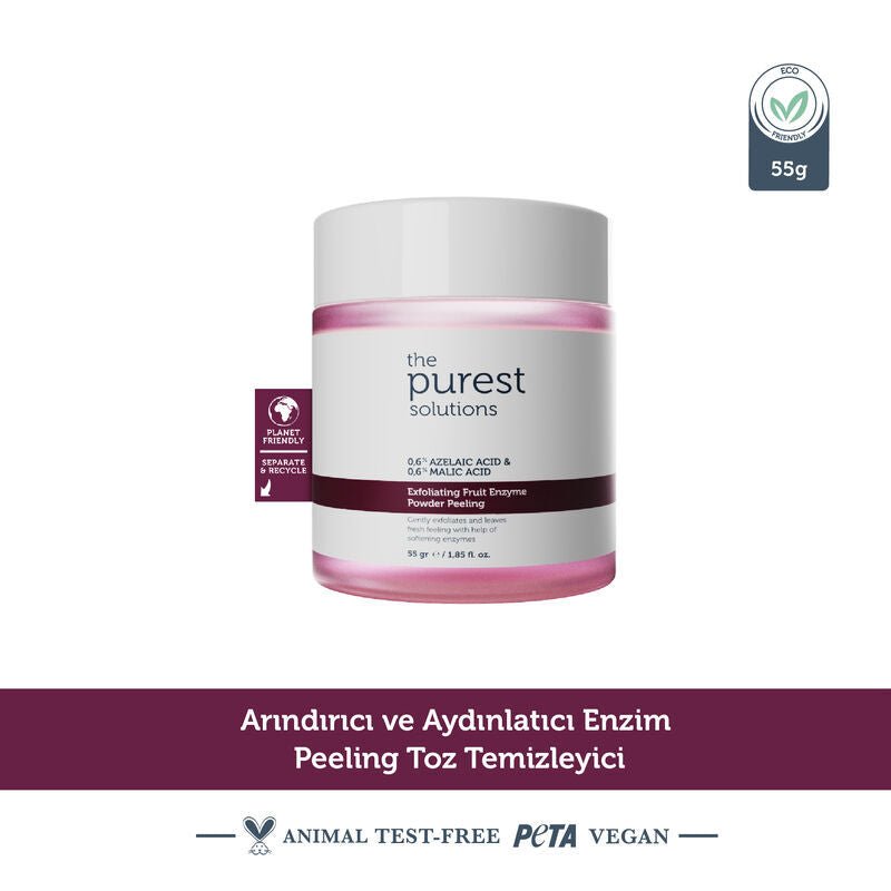 Fruit Enzyme Powder Face Exfoliator Gentle Peel - TryAladdin