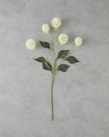 Premium Lifelike White Artificial Floral Spray Single Stem