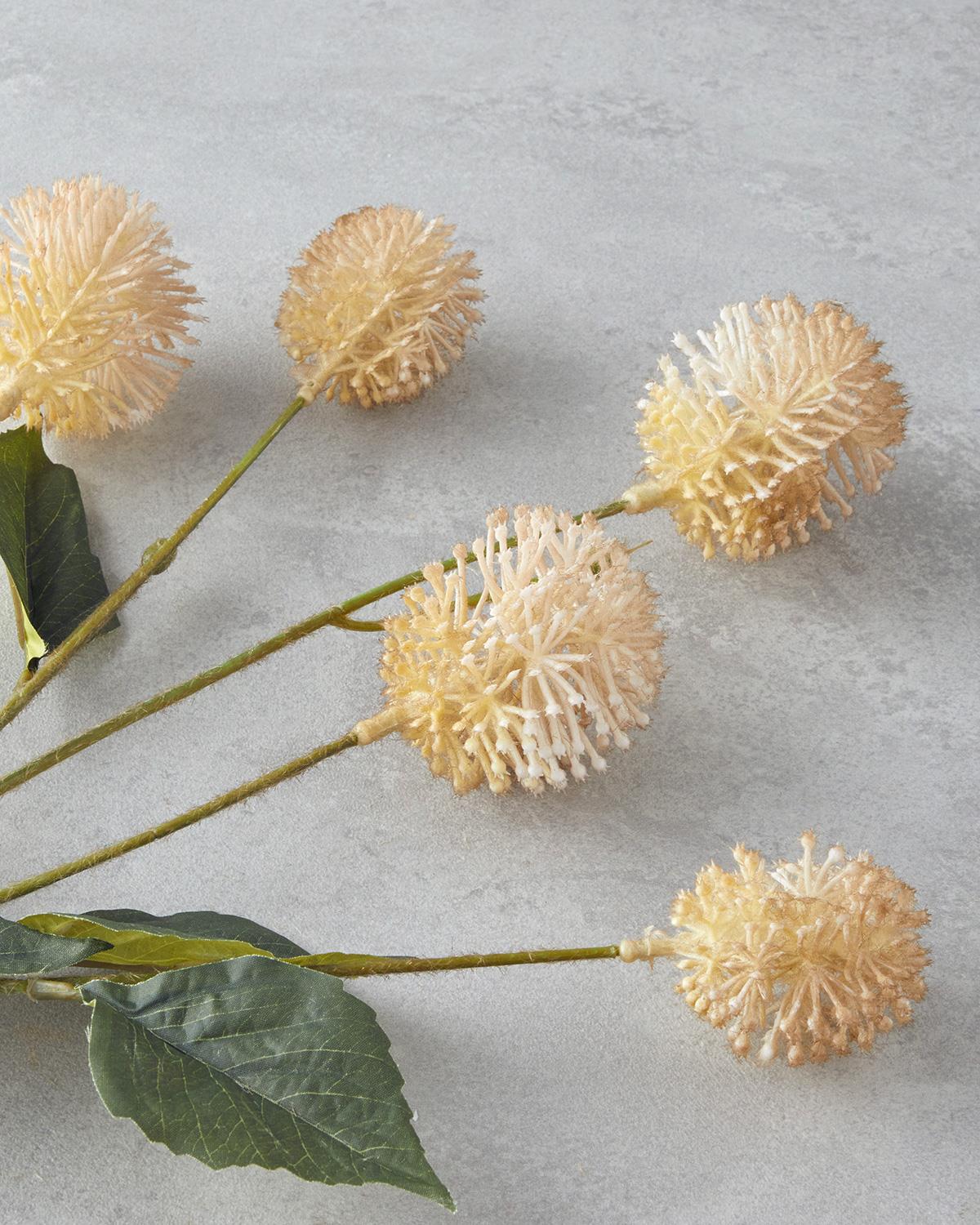 Premium Decorative Artificial Fruit Spray Single Stem Coffee Brown