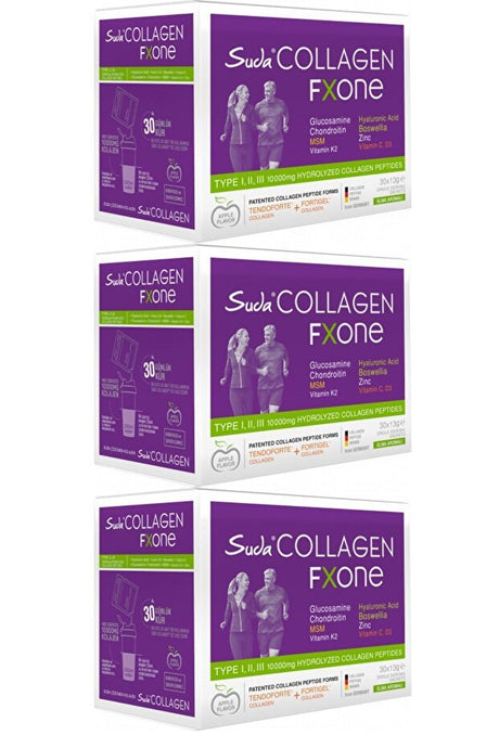 FXone Apple - 3 - Pack (90 x 13g) Joint & Tendon Support - TryAladdin