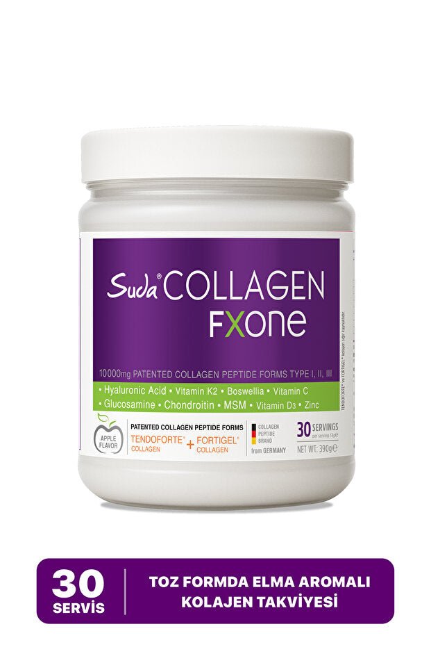 FXONE Apple Collagen Powder - Joint & Muscle Support, 390g - TryAladdin