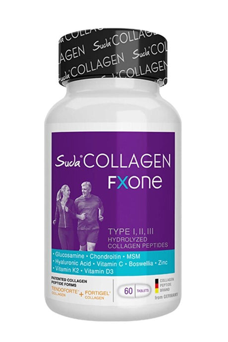 FXone Tablets - Type I, II, III Collagen for Joint & Skin Health, 60 Tablets - TryAladdin