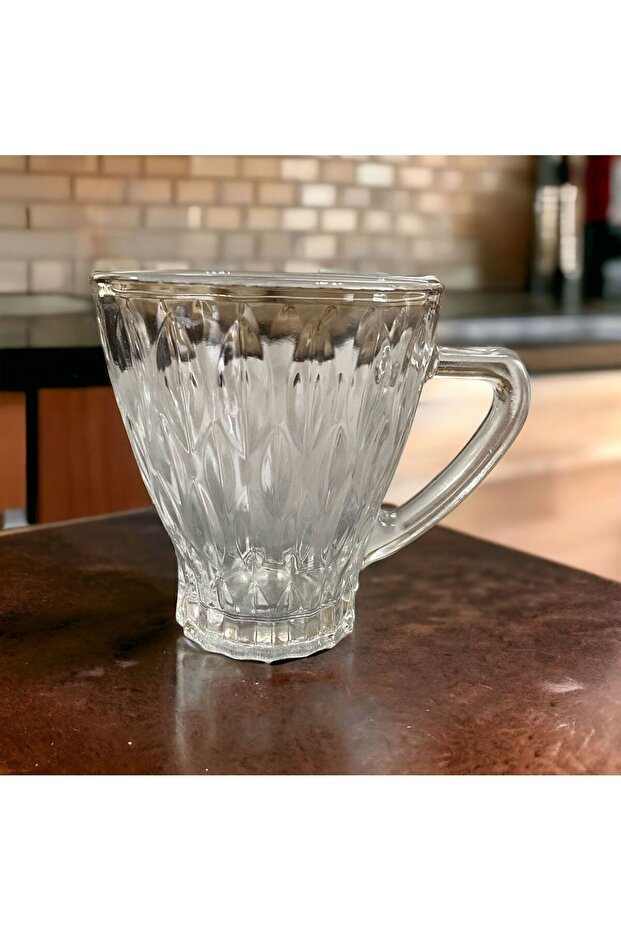 Galaxy Glass Asfahan Collection Professional Handled Mug Set - 6 Pieces - TryAladdin