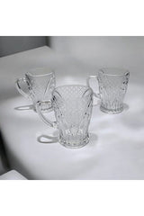 Galaxy Glass Professional Handled Mug Glass Set - 3 - Piece Pack - TryAladdin