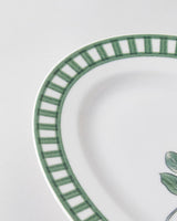Premium Porcelain Green Boat Serving Plate