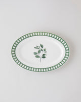 Premium Porcelain Green Boat Serving Plate