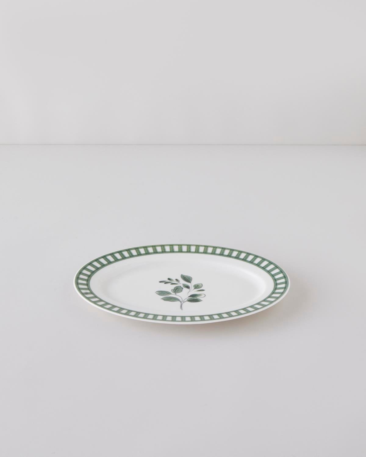 Premium-Porcelain-Green-Boat-Serving-Plate