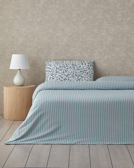 Wholesale-Premium-Cotton-Single-Duvet-Cover-Set-Floral-Green-Blue