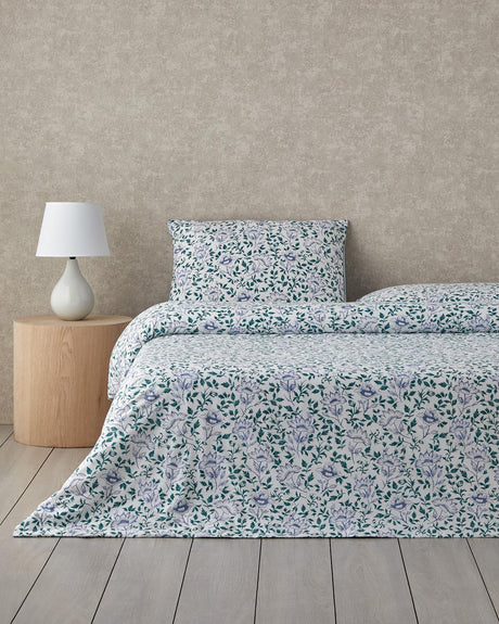 Wholesale-Premium-Cotton-Single-Duvet-Cover-Set-Floral-Green-Blue
