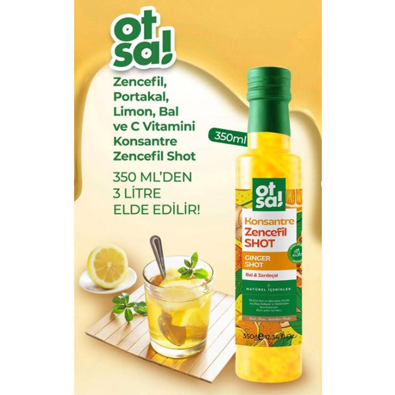 Ginger, Turmeric & Vitamin C - Energizing Immune Support Shot - TryAladdin
