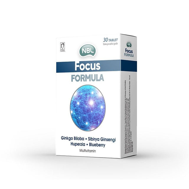 Ginkgo Biloba & Huperzia - Cognitive Focus & Brain Support Tablets - TryAladdin