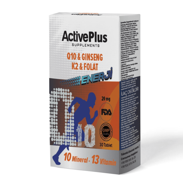 Ginseng & CoQ10 Multivitamin - Energy & Vitality Support Tablets - TryAladdin