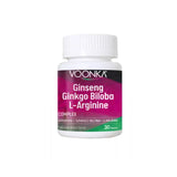 Ginseng, Ginkgo & L - Arginine - Vitality & Focus Capsules - TryAladdin
