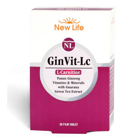Ginseng & L - Carnitine Multivitamin - Daily Energy & Wellness Tablets - TryAladdin