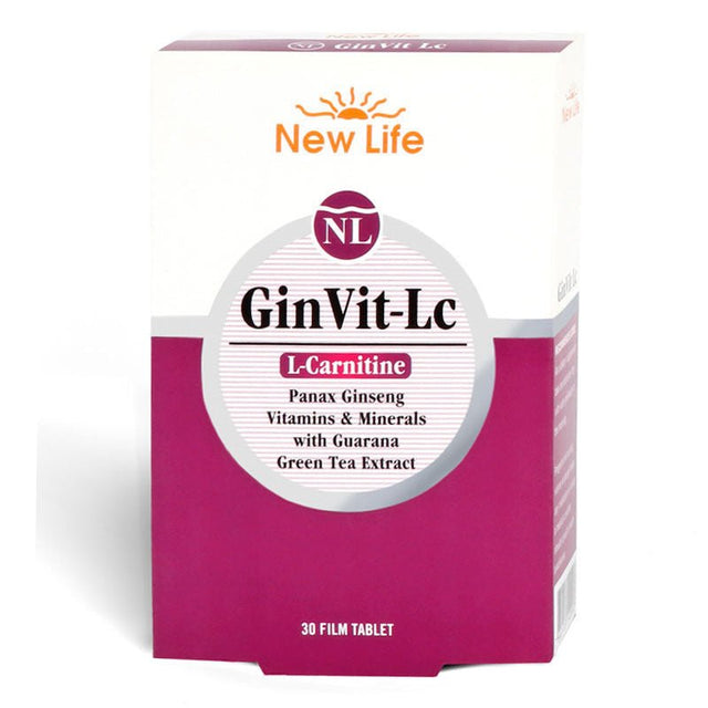 Ginseng & L - Carnitine Multivitamin - Daily Energy & Wellness Tablets - TryAladdin