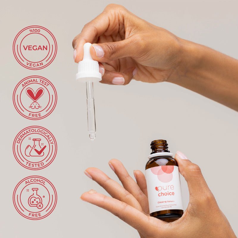Ginseng & Niacinamide Serum - Elasticity, Balance & Fine Line Reduction - TryAladdin