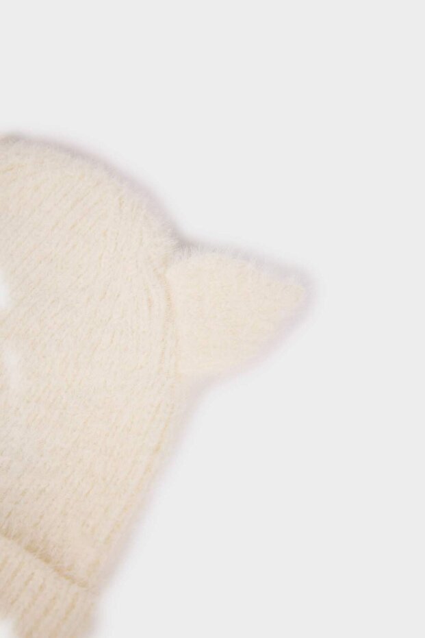 Girl Baby Knitted Beanie with Ears - Soft & Warm - TryAladdin