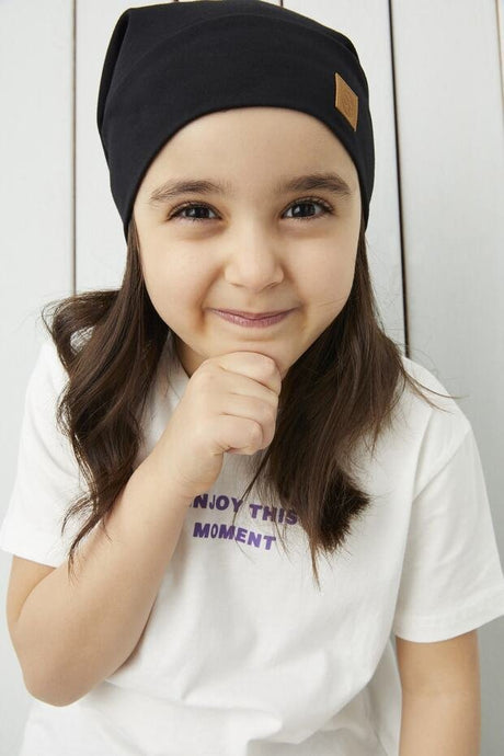 Girl's 4 - Season Soft cotton Beanie Hat & Neck Warmer - TryAladdin